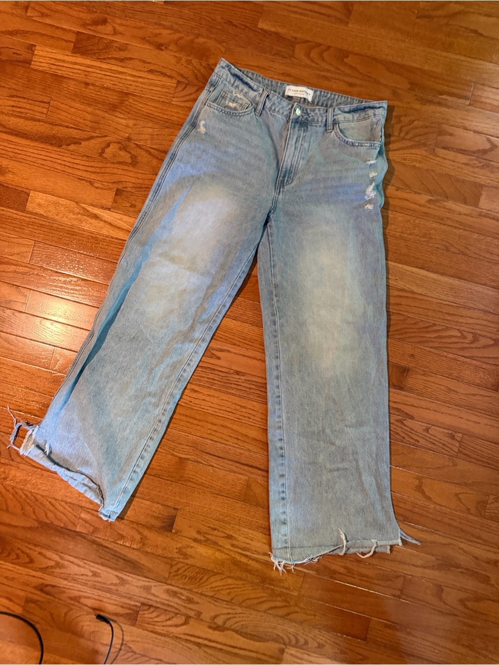 Flying Monkey Light Blue Distressed Jeans